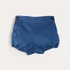 Bloomers, Shorts & Trousers | Bloomers & Pants | Pepa London Plain Button Detail Bloomers in Blue (3mths-3yrs)