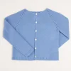 Knitwear & Cardigans | Knitwear & Cardigans | Pepa London Plain Cardigan in Blue (6mths-10yrs)