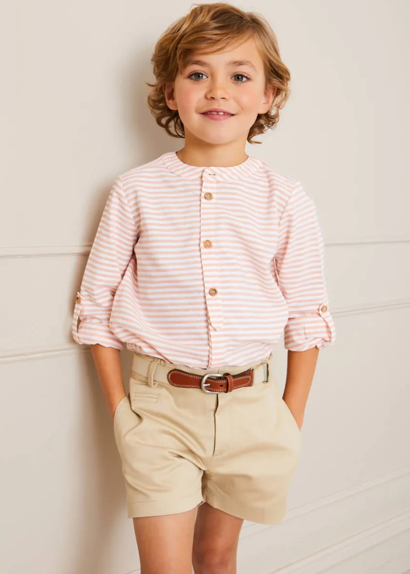 Shorts & Trousers | Pepa London Plain Chino Shorts in Camel (4-10yrs)