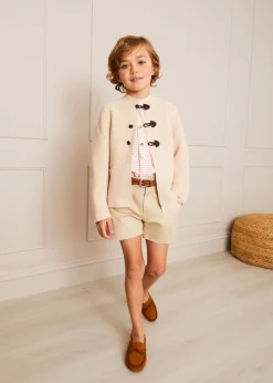 Shorts & Trousers | Pepa London Plain Chino Shorts in Camel (4-10yrs)