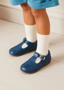 Shorts & Trousers | Bloomers, Shorts & Trousers | Pepa London Plain Elasticated Shorts in Blue (12mths-4yrs)