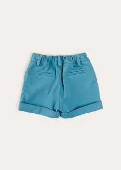 Shorts & Trousers | Bloomers, Shorts & Trousers | Pepa London Plain Elasticated Shorts in Blue (12mths-4yrs)