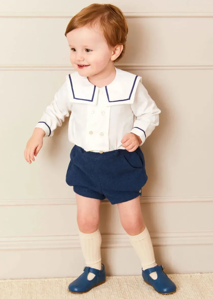 Socks | Socks & Tights | Pepa London Plain high socks - Sand (0mths-10yrs)