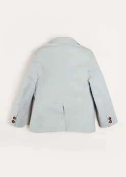 Coats & Jackets | Pepa London Plain Light Linen Blazer in Blue (4-10yrs)