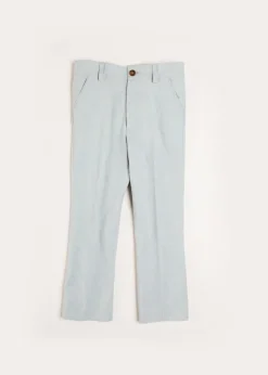 Shorts & Trousers | Pepa London Plain Light Linen Suit Trousers in Blue (4-10yrs)