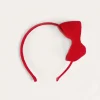 Hair Accessories | Hair Accessories | Pepa London Plain Linen Hairband in Red
