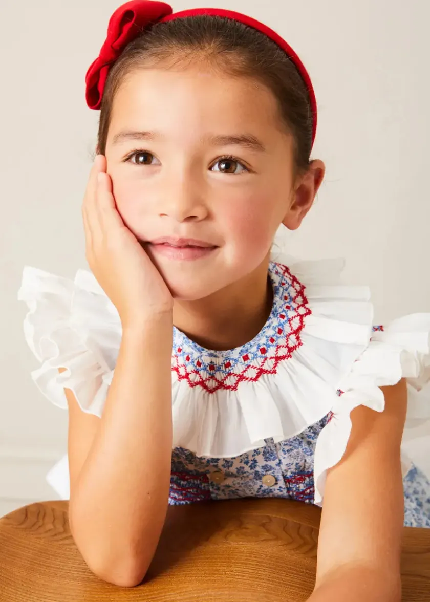 Hair Accessories | Hair Accessories | Pepa London Plain Linen Hairband in Red
