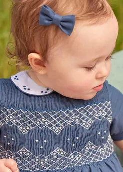 Hair Accessories | Hair Accessories | Pepa London Plain Small Bow Clip in Royal Blue