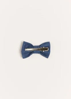 Hair Accessories | Hair Accessories | Pepa London Plain Small Bow Clip in Royal Blue