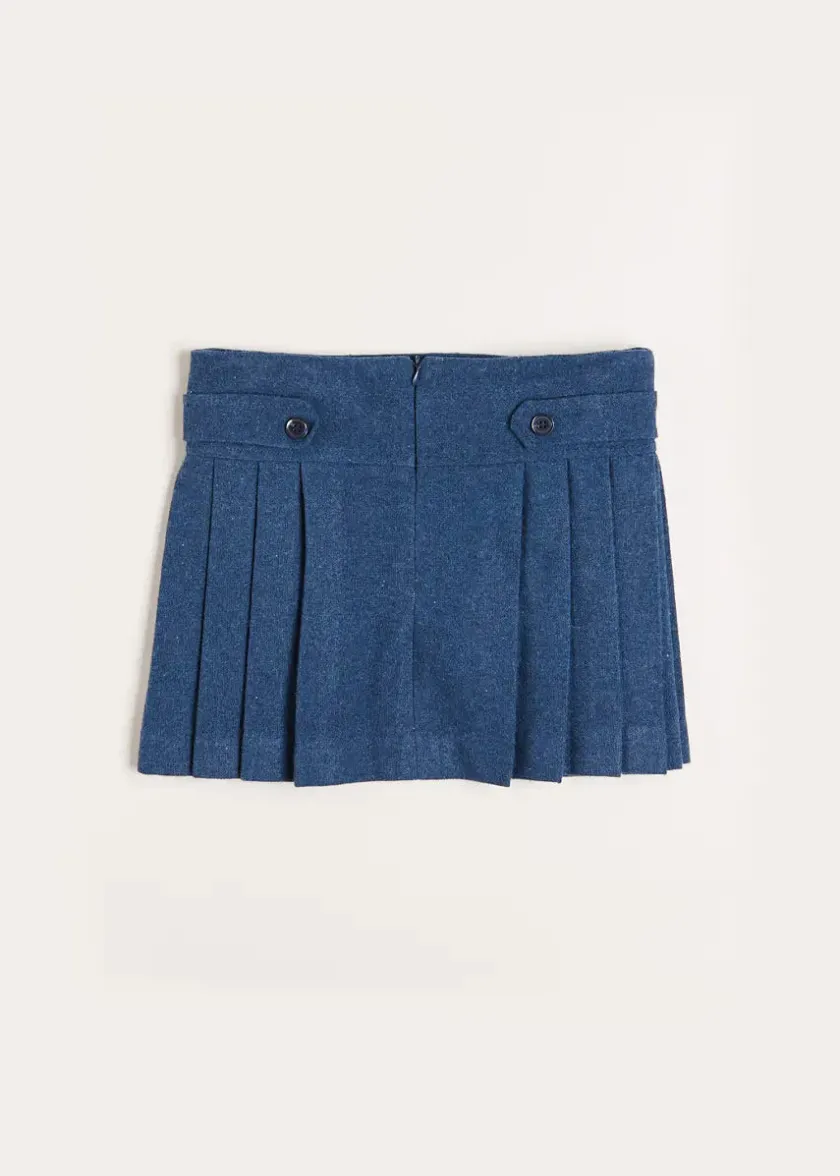 Skirts & Shorts | Pepa London Pleated Kilt Skirt in Blue (4-10yrs)