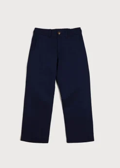 Shorts & Trousers | Pepa London Pocket Detail Chino Trousers in Navy (4-10yrs)