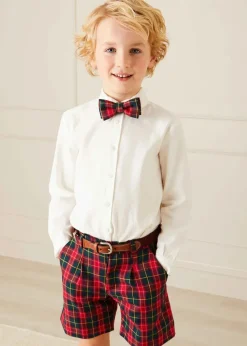 Tops & Shirts | Pepa London Polo Collar Long Sleeve Oxford Shirt in White (4-10yrs)