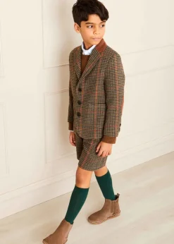 Socks | Socks & Tights | Pepa London Ribbed Knee High Socks in Bottle Green (3mths-10yrs)