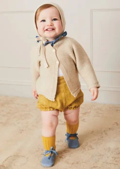 Socks | Socks & Tights | Pepa London Ribbed Knee-High Socks In Mustard (3mths-10yrs)