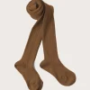 Socks & Tights | Socks & Tights | Pepa London Ribbed Tights in Tobacco (0mths-10yrs)