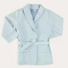Nightwear | Nightwear | Pepa London Rochester Striped Dressing Gown in Green (18mths-10yrs)