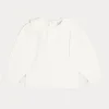 Tops & Blouses | Tops & Bodysuits | Pepa London Ruffle Collar Long Sleeve Top In Cream (18mths-10yrs)
