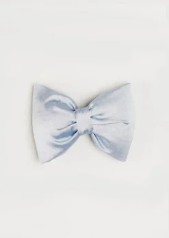 Hair Accessories | Hair Accessories | Pepa London Silk Small Bow Clip in Blue