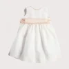 Dresses | Dresses | Pepa London Sleeveless Ivory Flower Girl Dress with Pink Silk Sash (6mths-10yrs)