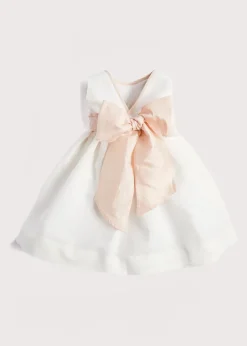Dresses | Dresses | Pepa London Sleeveless Ivory Flower Girl Dress with Pink Silk Sash (6mths-10yrs)