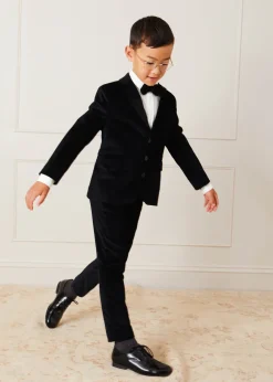 Shorts & Trousers | Pepa London Smart Velvet Trousers In Black (4-10yrs)