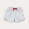 Swimwear | Swimwear | Pepa London Striped Contrast Trim Swim Shorts in Blue (2-10yrs)
