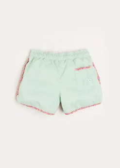 Swimwear | Swimwear | Pepa London Striped Swim Shorts in Green (2-8yrs)