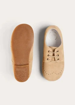 Lace Ups | Lace Ups & Boat Shoes | Pepa London Suede Lace-Up Shoes in Beige (24-35EU)