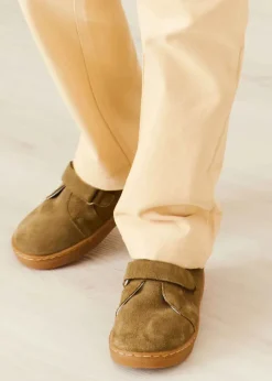 Lace Ups | Lace Ups & Boat Shoes | Pepa London Suede Sneakers in Green (24-34EU)