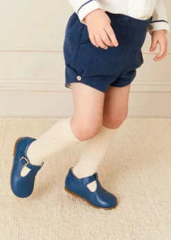 T-bars | T-bar Shoes | Pepa London T-Bar Baby Shoes in Blue (20-26EU)