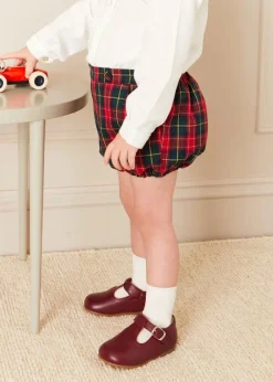 T-bars | T-bar Shoes | Pepa London T-Bar Baby Shoes in Burgundy (20-26EU)