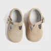 T-bars | T-bar Shoes | Pepa London T-Bar Suede Baby Shoes in Beige (20-24EU)