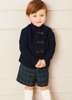 Knitwear & Cardigans | Knitwear & Cardigans | Pepa London Toggle Fastening Cardigan in Navy (12mths-10yrs)