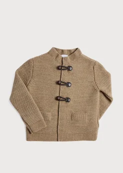 Knitwear & Cardigans | Knitwear & Cardigans | Pepa London Toggle Fastening Knitted Cardigan in Oatmeal (12-10yrs)