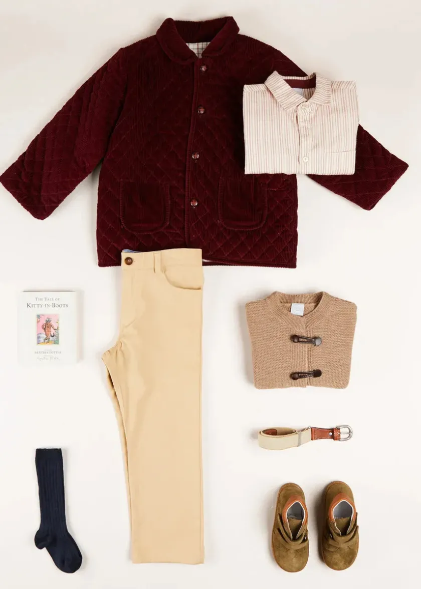 Knitwear & Cardigans | Knitwear & Cardigans | Pepa London Toggle Fastening Knitted Cardigan in Oatmeal (12-10yrs)