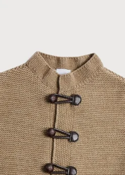 Knitwear & Cardigans | Knitwear & Cardigans | Pepa London Toggle Fastening Knitted Cardigan in Oatmeal (12-10yrs)