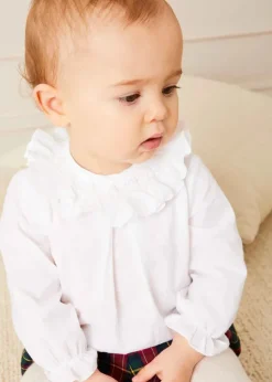 Tops & Bodysuits | Blouses | Pepa London Traditional Hand Smocked Blouse in Off White (0-12mths)