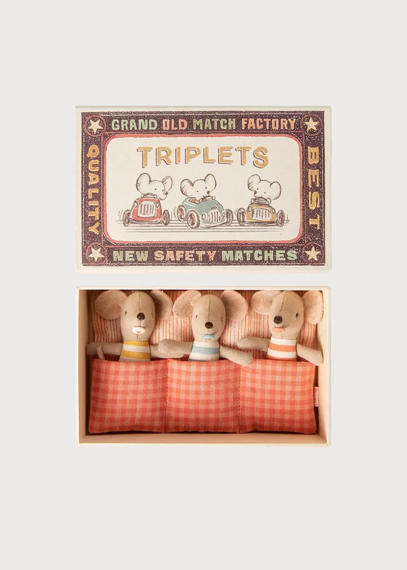 Toys & Books | Toys & Books | Pepa London Triplet Baby Mice in a Matchbox