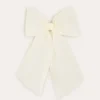 Hair Accessories | Hair Accessories | Pepa London Tulle Long Bow Clip In Cream