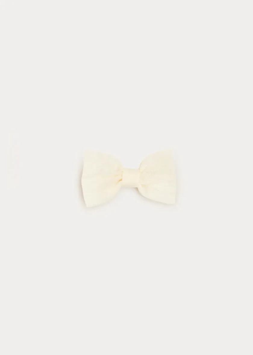 Hair Accessories | Hair Accessories | Pepa London Tulle Small Bow Clip In Cream