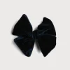 Hair Accessories | Hair Accessories | Pepa London Velvet Big-Bow Clip in Navy