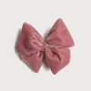 Hair Accessories | Hair Accessories | Pepa London Velvet Big-Bow Clip in Pink