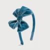 Hair Accessories | Hair Accessories | Pepa London Velvet Hair-Band in Blue