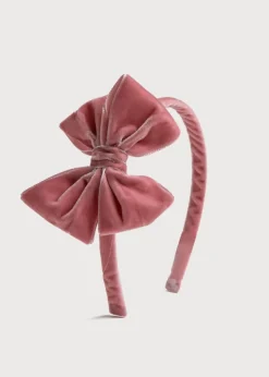 Hair Accessories | Hair Accessories | Pepa London Velvet Hair-Band in Pink