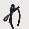 Hair Accessories | Hair Accessories | Pepa London Velvet Hairband with Thin Navy Bow