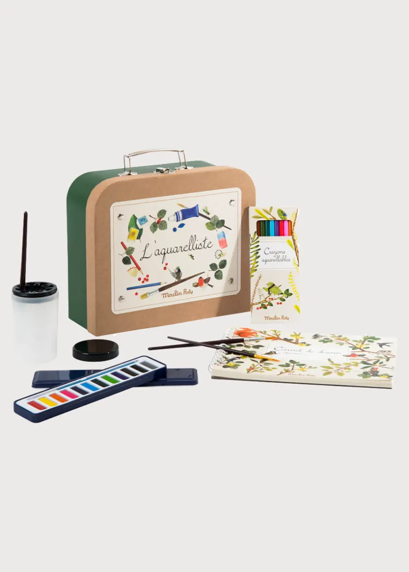 Toys & Books | Toys & Books | Pepa London Watercolour Artists Kit In Mini Suitcase