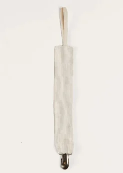 Dummies & Teethers | Dummies & Teethers | Pepa London Waterford Striped Dummy Clip in Beige