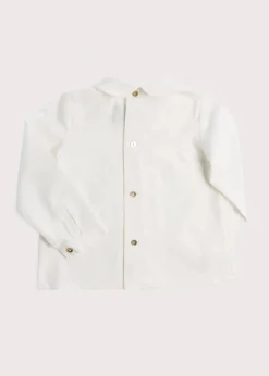 Shirts | Pepa London White Peter Pan Collar Shirt With Front Buttons (12mths-3yrs)