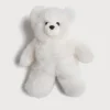 Toys & Books | Gifting | Pepa London White Teddy Bear (100% Alpaca Fur)