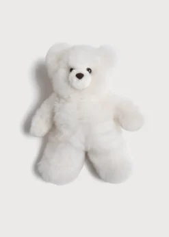 Toys & Books | Gifting | Pepa London White Teddy Bear (100% Alpaca Fur)